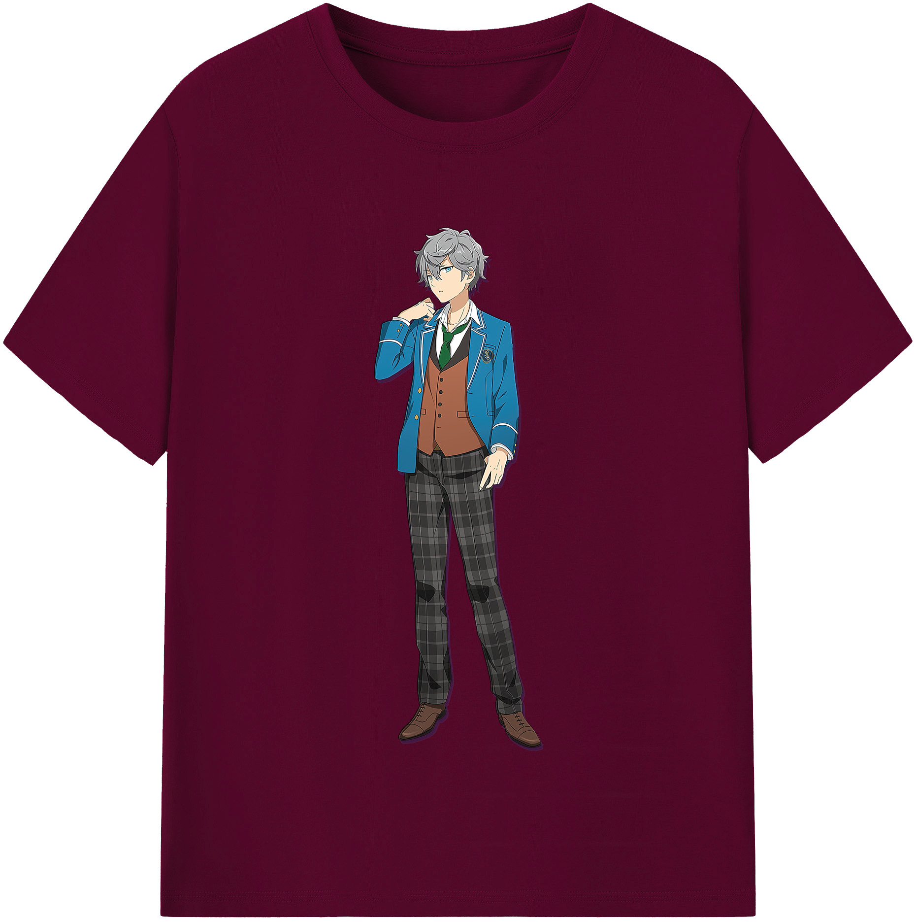（画像用） あんさんぶるスターズ! Ensemble Stars レディースカジュアルプリントTシャツ（綿100％）